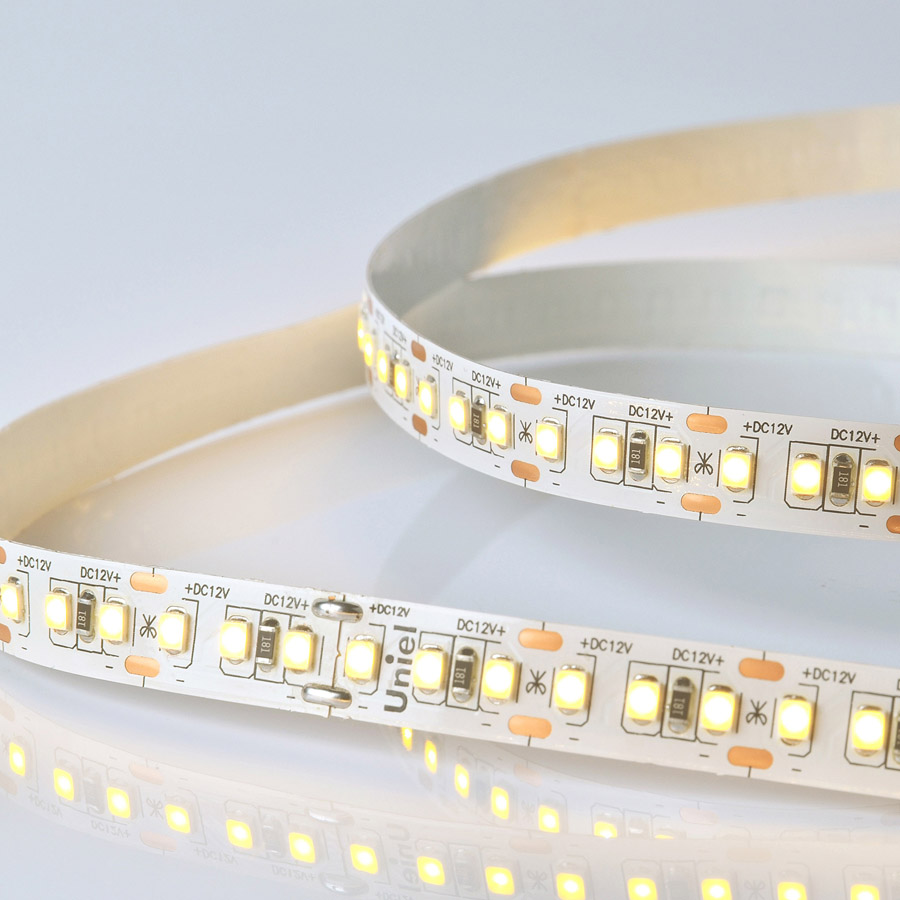 ULS-M14-2835-168LED/m-10mm-IP20-DC12V-14W/m-5M-3000K PROFI катушка в герметичной упаковке  в Москве 