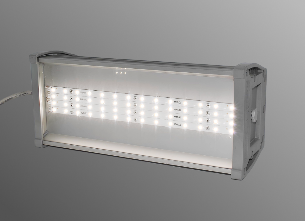 Светодиодный светильник OPTIMA-F-055-105-50 производства Komled - OPTIMA-F-055-105-50