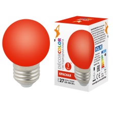 LED-G45-1W/RED/E27/FR/С  