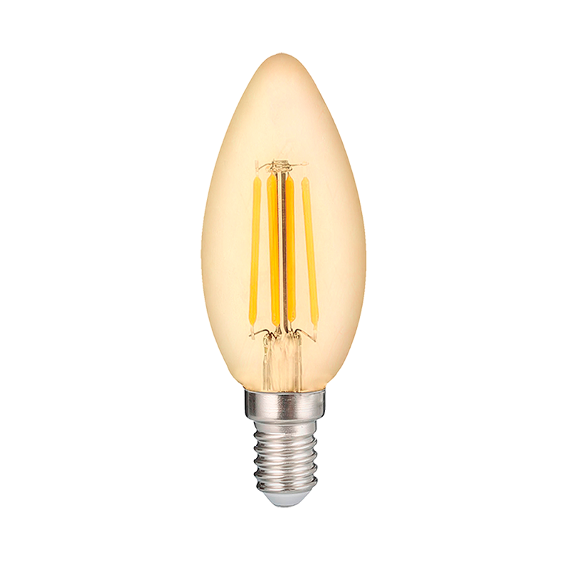 Светодиодный светильник PLED OMNI C35 6w E14 4000K Gold 230/50  Jazzway арт. 5020665 - 5020665