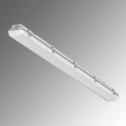 RVE-AQUA-1262-PS-IP65-БАП (1262х124х85мм 38Вт 4000К CRI90 Белый RAL9003 БАП на 1ч) светильник
