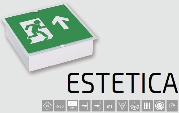 Световой указатель BS-ESTETICA-71-S1-INEXI2 арт. a16721 - a16721