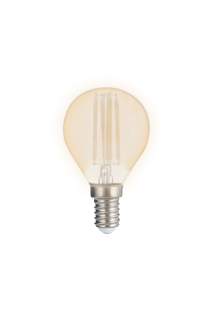 Светодиодный светильник PLED OMNI G45 8w E14 3000K Gold 230/50  Jazzway арт. 5021570 - 5021570