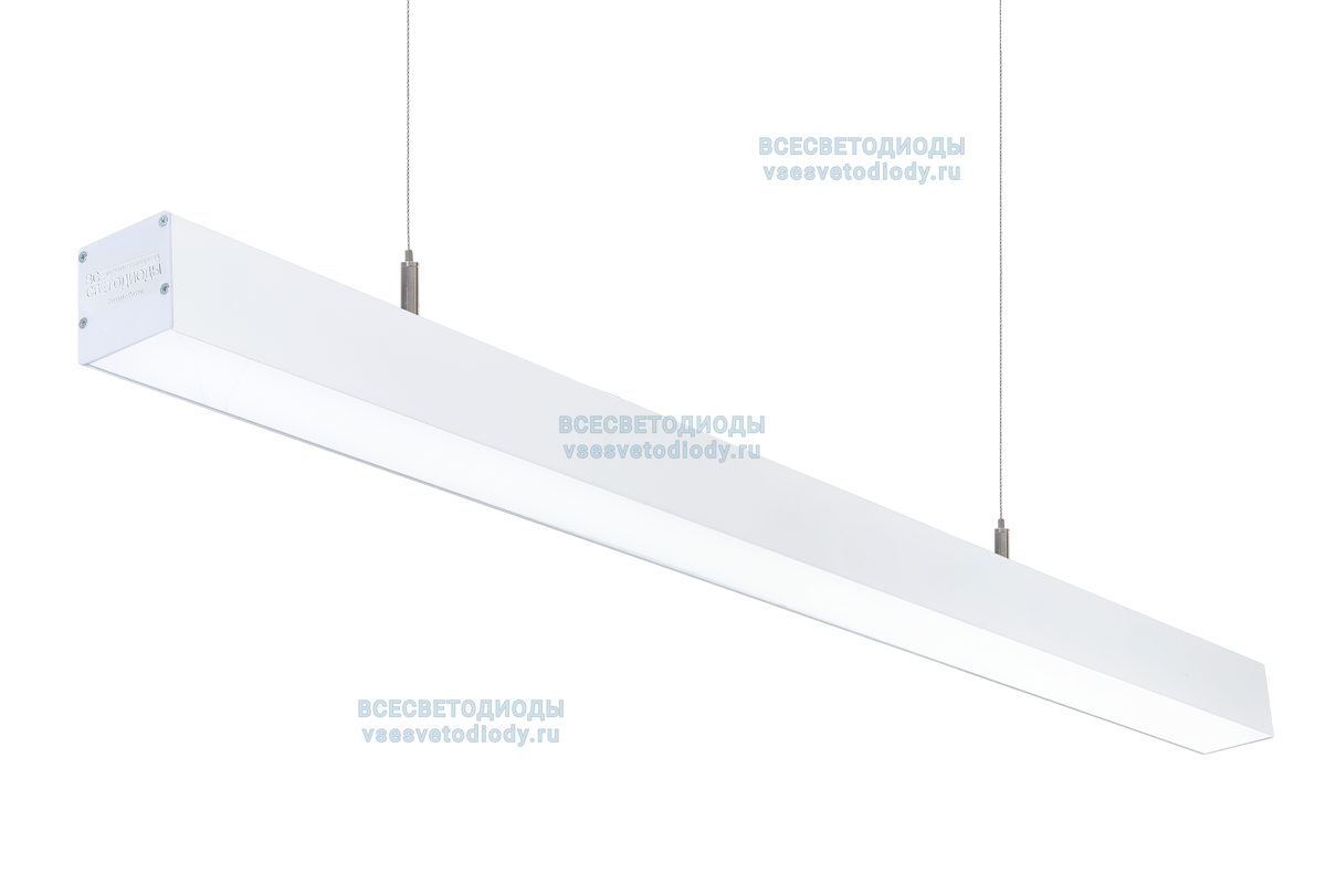 Светильник СЛИМФЛЕШ VS310 линейный 54W-7250Lm 5000-5500К ОПАЛ IP40 с БАП (aax.tech) на 3 часа арт. vs310-54-op-5k-nc3h