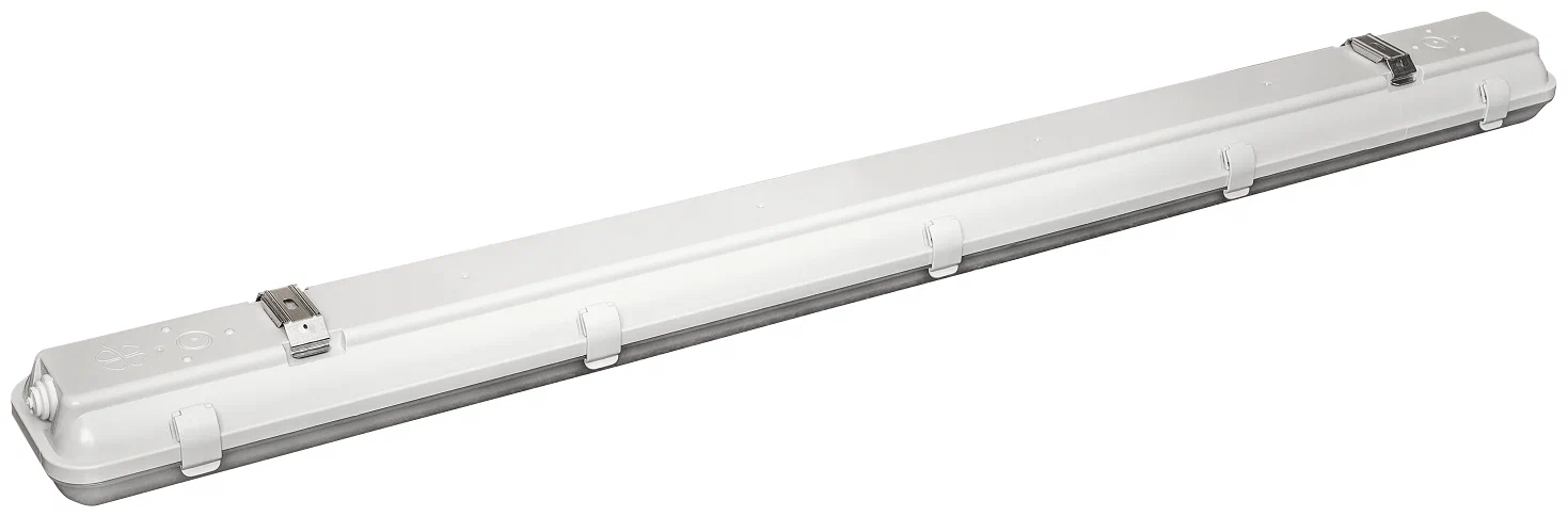 Светодиодный светильник CSVT SLIM-A 38 1262х124х85 CRI80 6500 milky IP65 серый с БАП на 1 час VS арт. ЦБ000017979