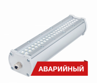 Светодиодный светильник Diora Piton 25/3100 Д прозрачный 3100лм 25Вт 3000K IP65 0,95PF 80Ra Кп<1 Аварийный