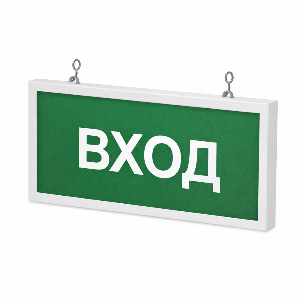 Светодиодный аварийно-эвакуационный указатель Импреза-АВР-Вход обозначение "Вход"