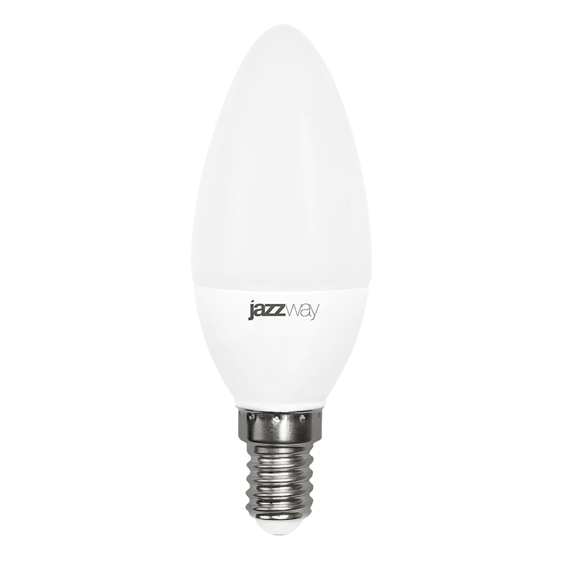 Светодиодный светильник PLED- ECO-C37 5w E14 4000K 400Lm 230V/50Hz  Jazzway арт. 1036865A - 1036865A