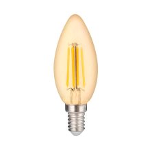 Светодиодный светильник PLED OMNI C35 8w E14 4000K Gold 230/50  Jazzway арт. 5020948 - 5020948