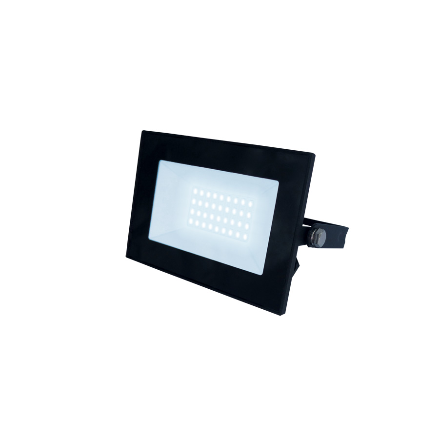 ULF-F21-30W/6500K IP65 200-250В BLACK  в Москве 