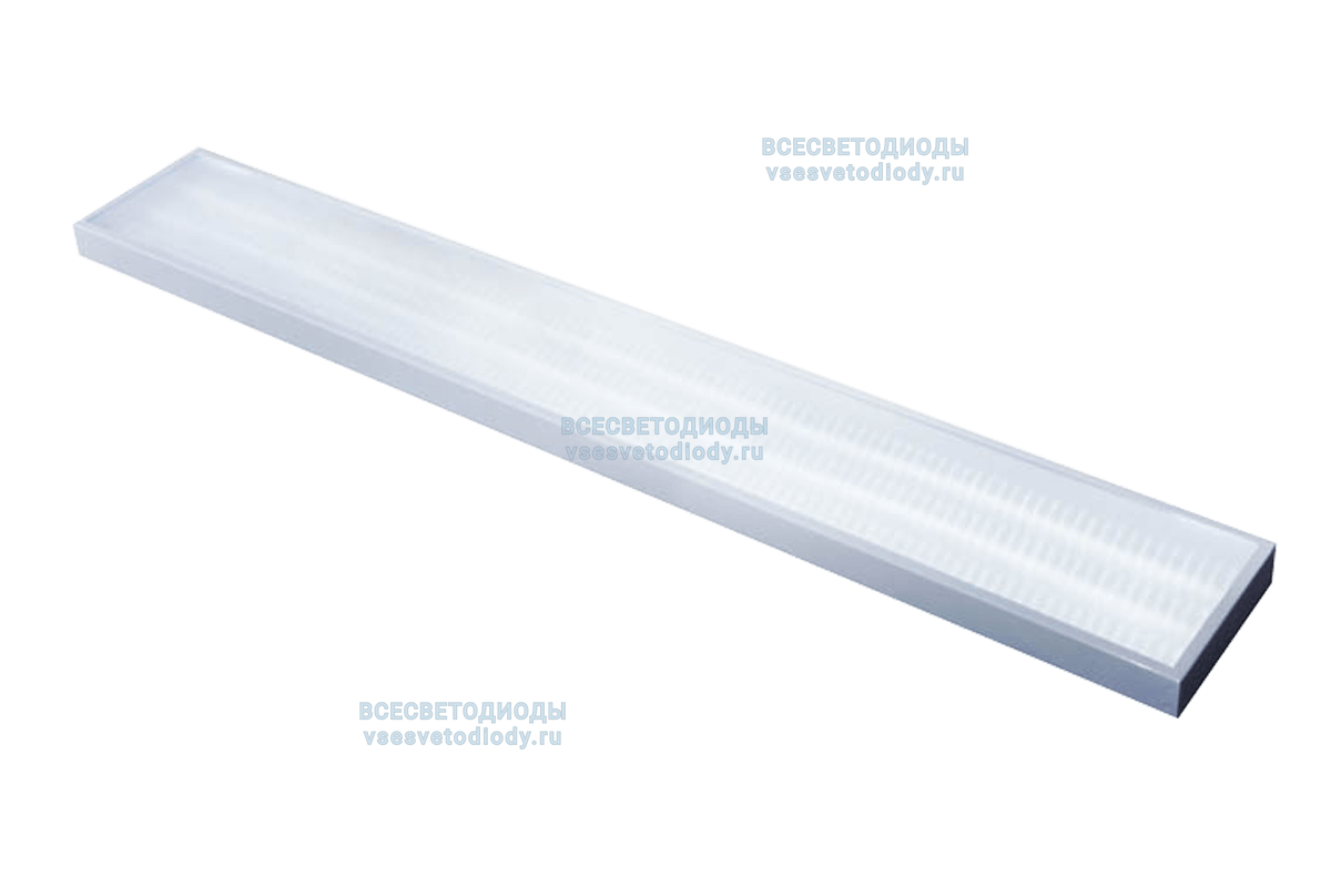 Светильник МАКСИ VS252 58W-7250Lm 6000-6500К МИКРОПРИЗМА IP40 с БАП (aax.tech) на 3 часа арт. vs252-58-mpr-6k-nc3h