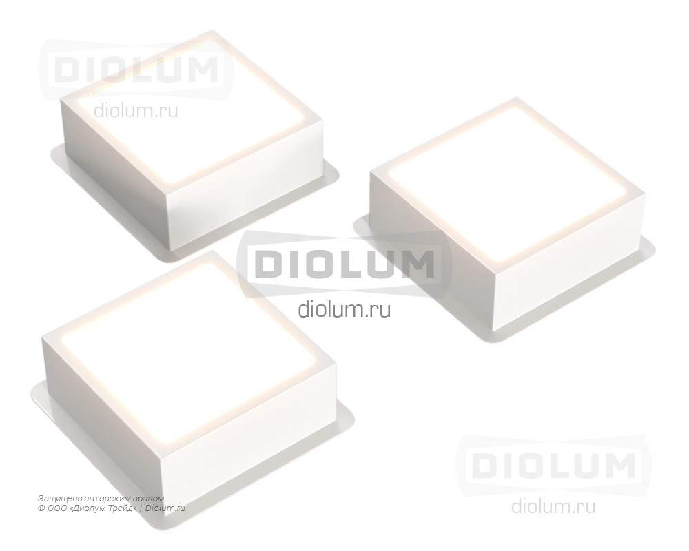 Грильято Домино x3 100х100 25вт IP20  в Москве 