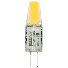 Светодиодный светильник PLED-G4 COB  2.5w 200Lm 3000K 12В (силикон 10*39мм) Jazzway арт. 2855749 - 2855749