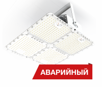 Светодиодный светильник Diora Quadro 135/20000 К25 20000лм 135Вт 5000K IP54 0,95PF 80Ra Кп<1 лира аварийный - DQ135K25-5K-L-A